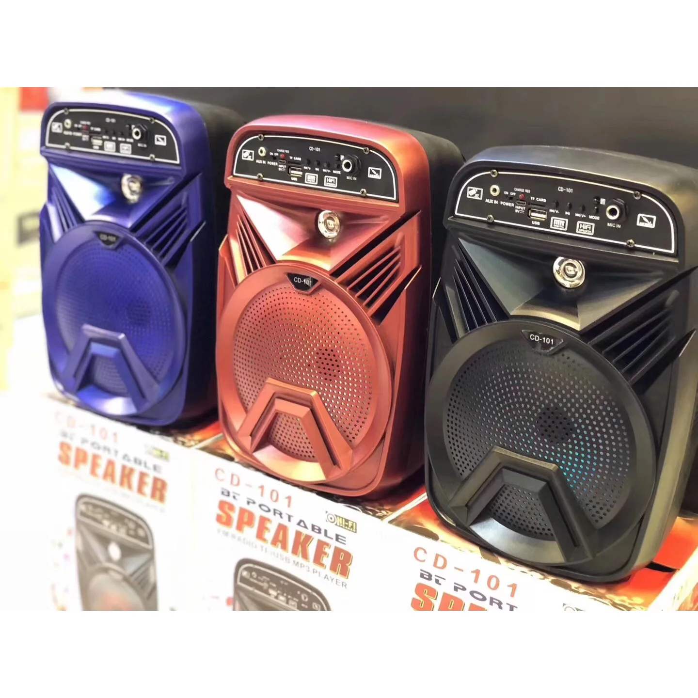 Cd101 Super Bass Portable Speakers Audio System For Home Theater 5.1