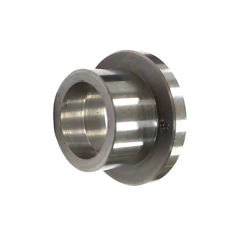 深圳oem 短清洁抛光不锈钢法兰轴套