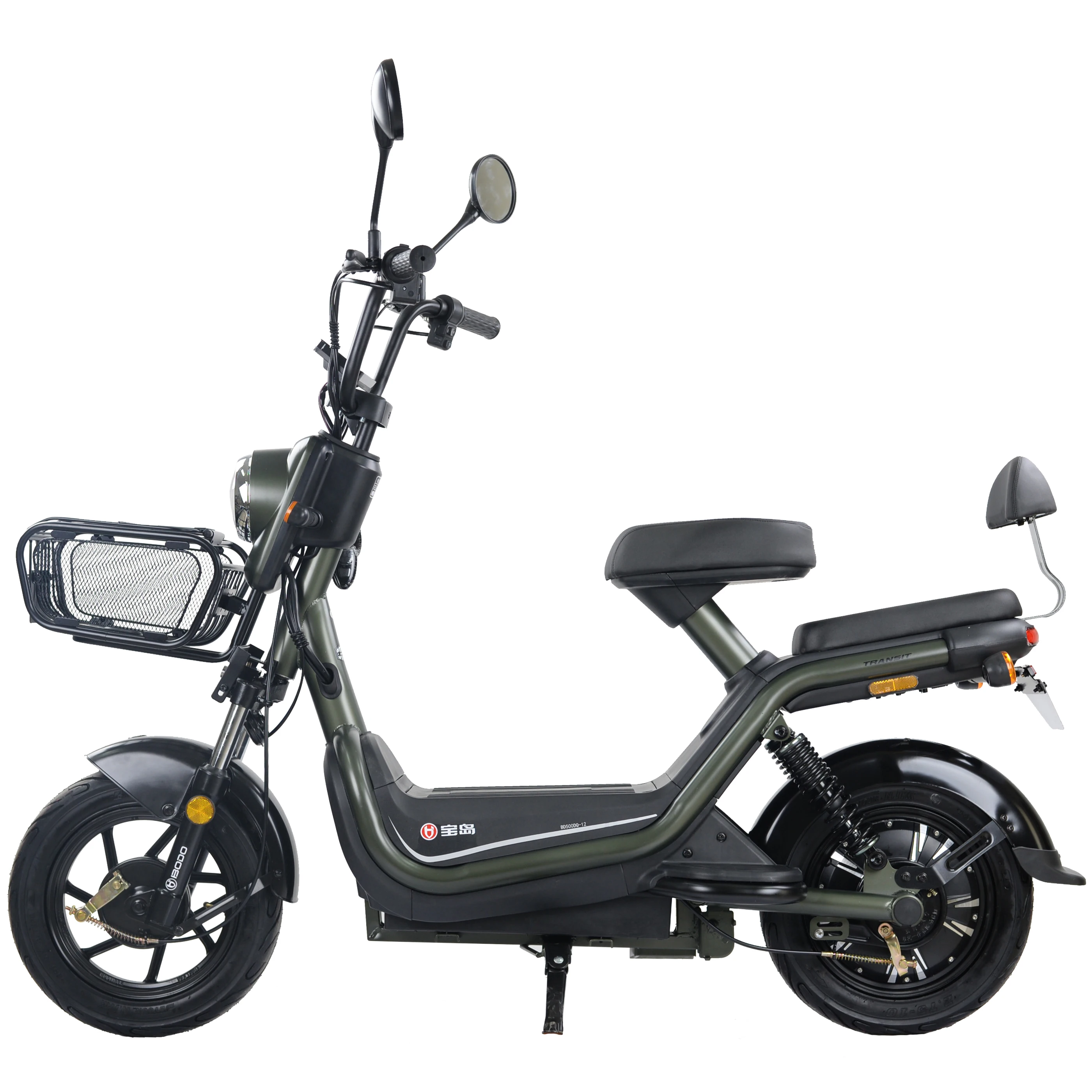 Large Size Two People Electric Scooter 14 Tires 400w Motor 48v Electric