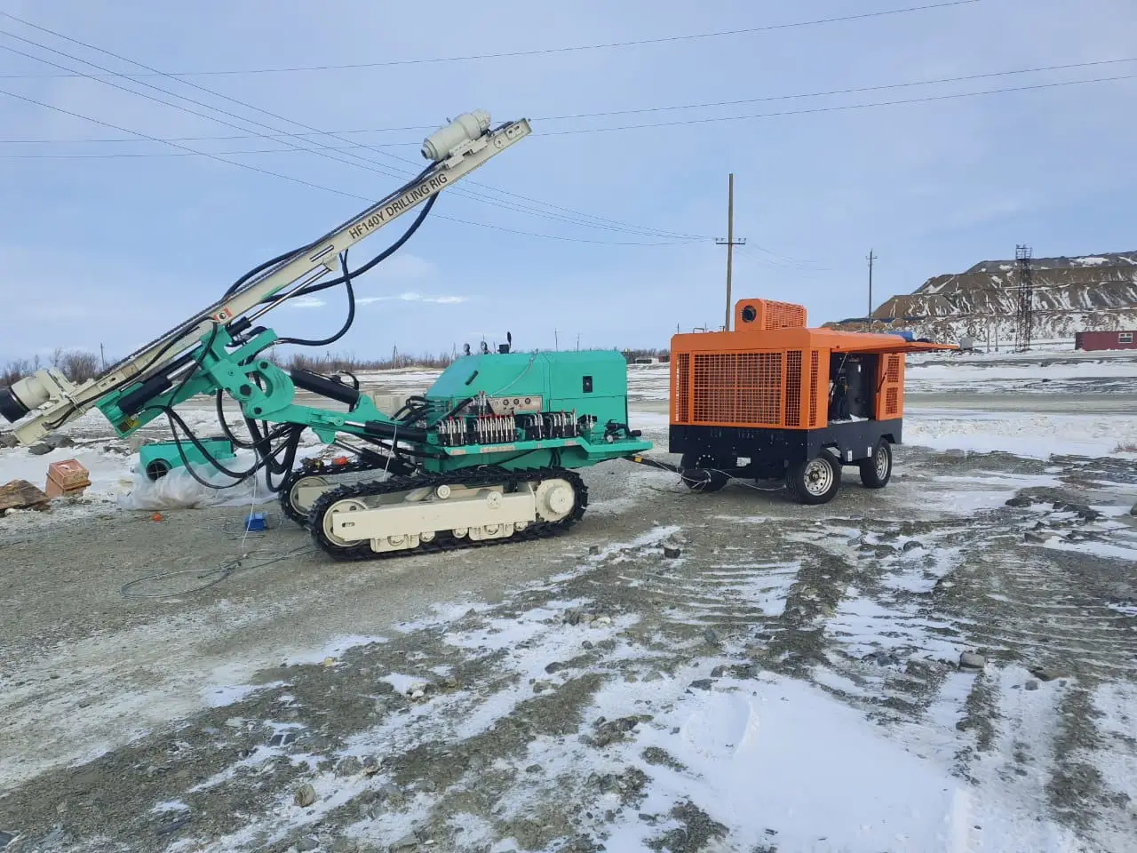 HF140Y High Air Pressure Anchor Drilling Rig, View drilling rig, HF