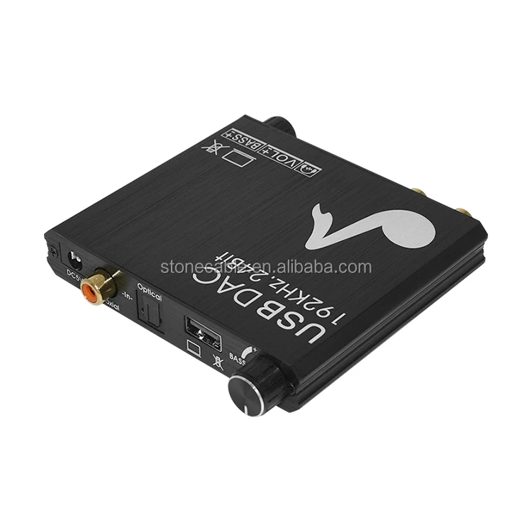 High Speed 192khz 24bit Dac Usb Digital To Analog Audio Converter