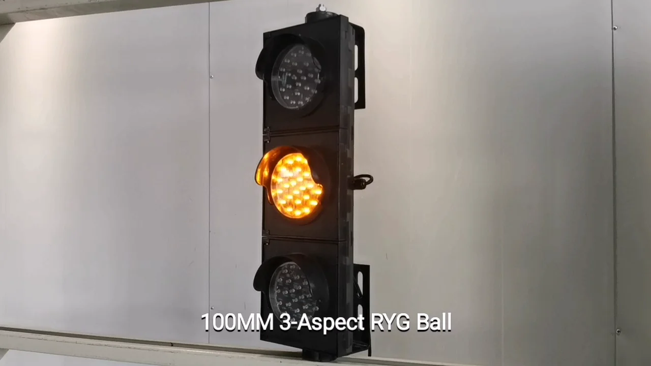 100mm*3 Ryg Full Ball Led Traffic Light Manufacturer Buy Traffic Light,Led Traffic Light