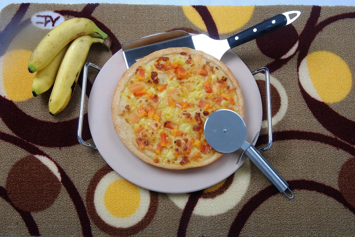 12 14 16 Inch Round Cordierite Pizza Stone Thickness Surface Smooth For