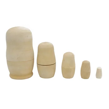 unpainted nesting dolls wholesale