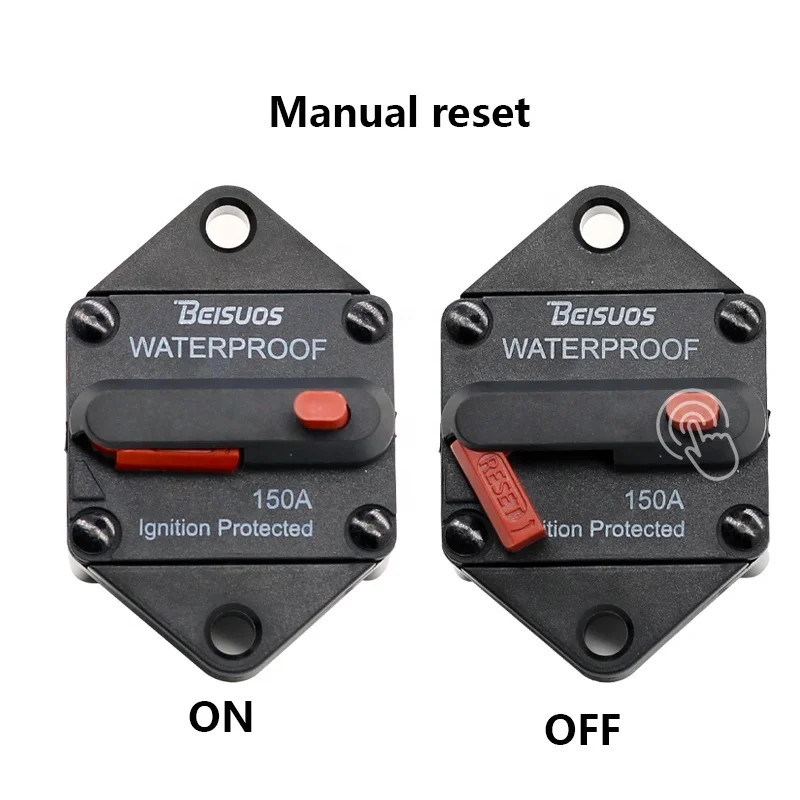 150 Marine Circuit Breaker Reset Fuse Caravan Manual Reset Dc 48v High