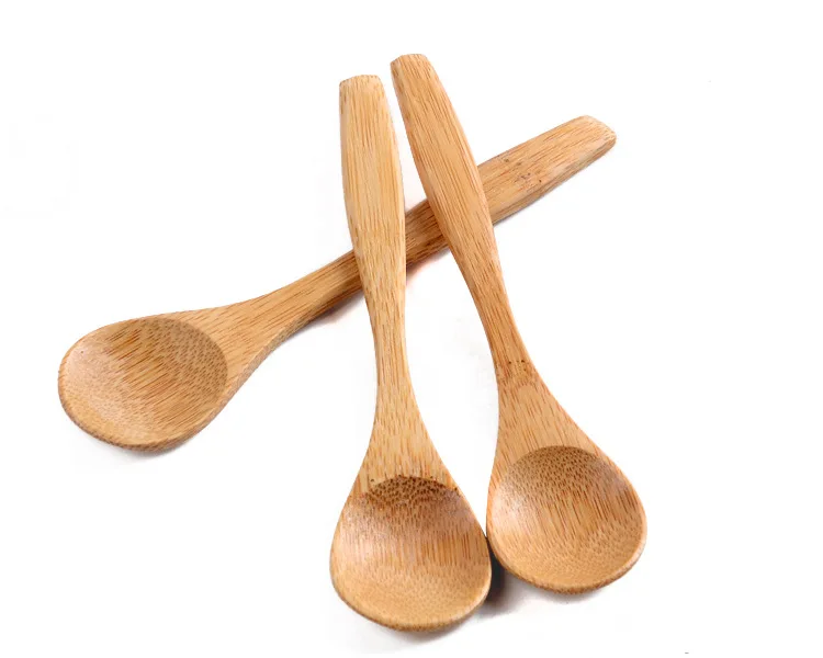 High Quality Natural Wood Spoon Bamboo Kitchen Cooking Dining Soup Tea