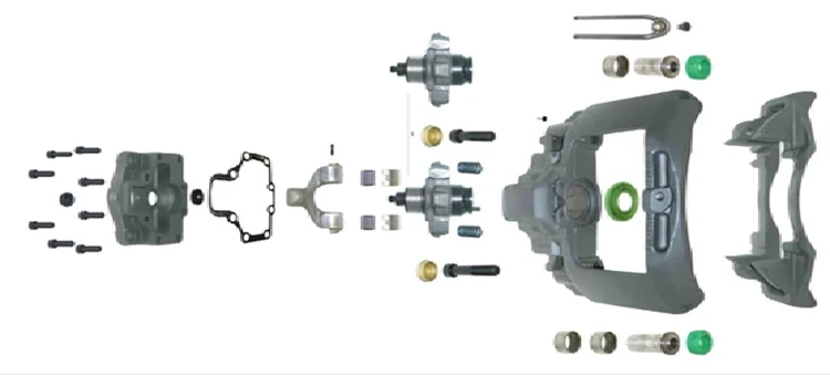 wabco Supply Air Disc Brake Bus Brake Caliper With TS16949 factory directly