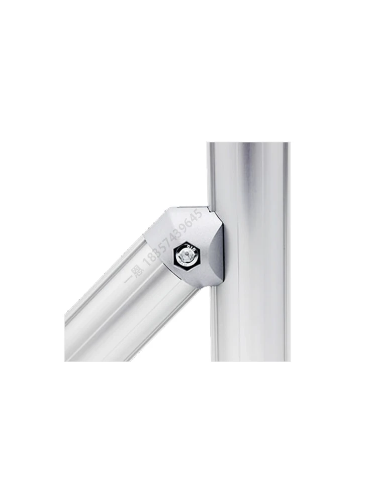 product 43mm series 1000 series 45 degree internal connector third generation wire rod aluminum alloy lean pipe connector accessories-14