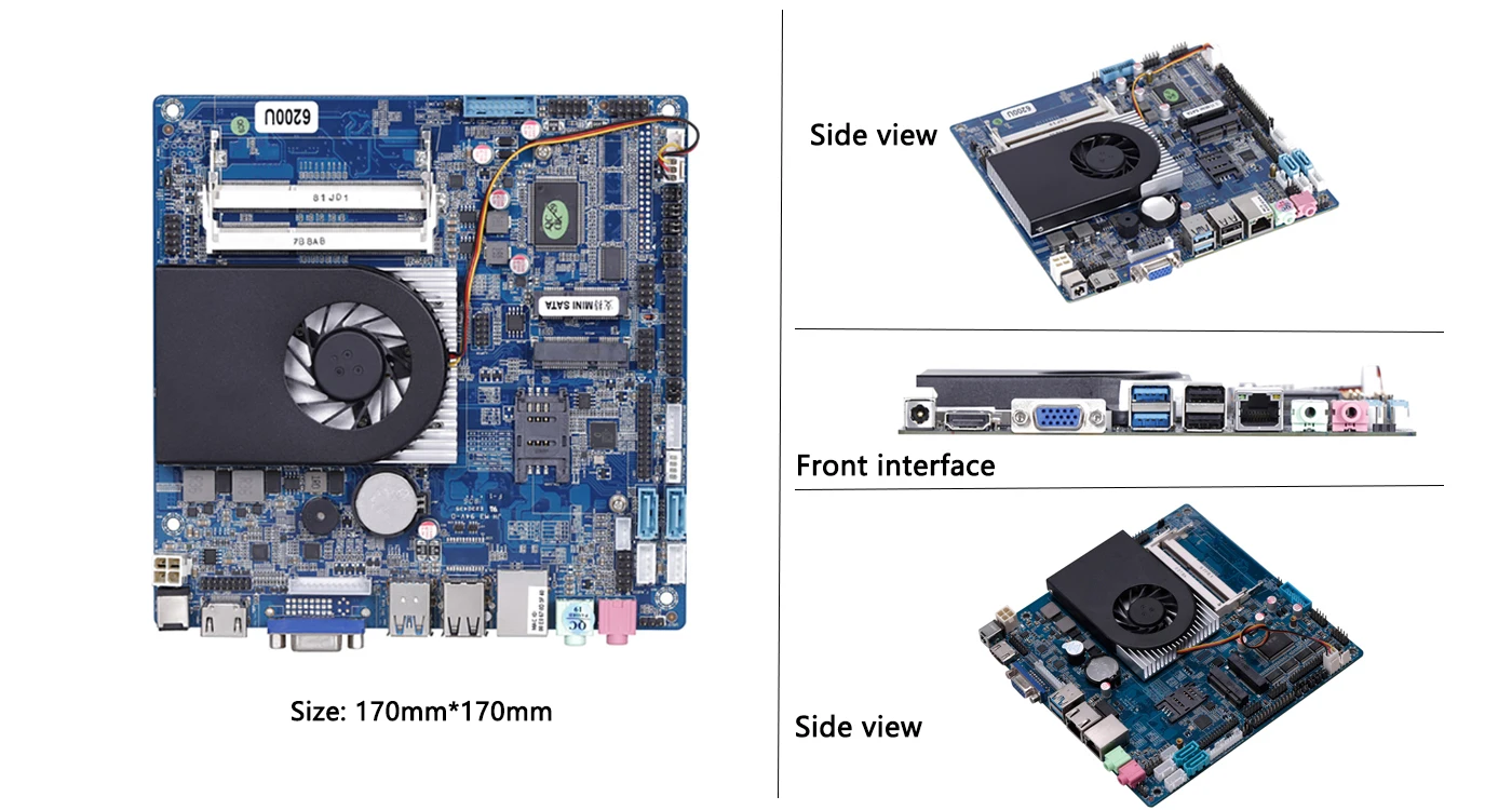 Hot Sales 5th I35010u/5005u Processor Cpu Motherboard Combo Gaming For