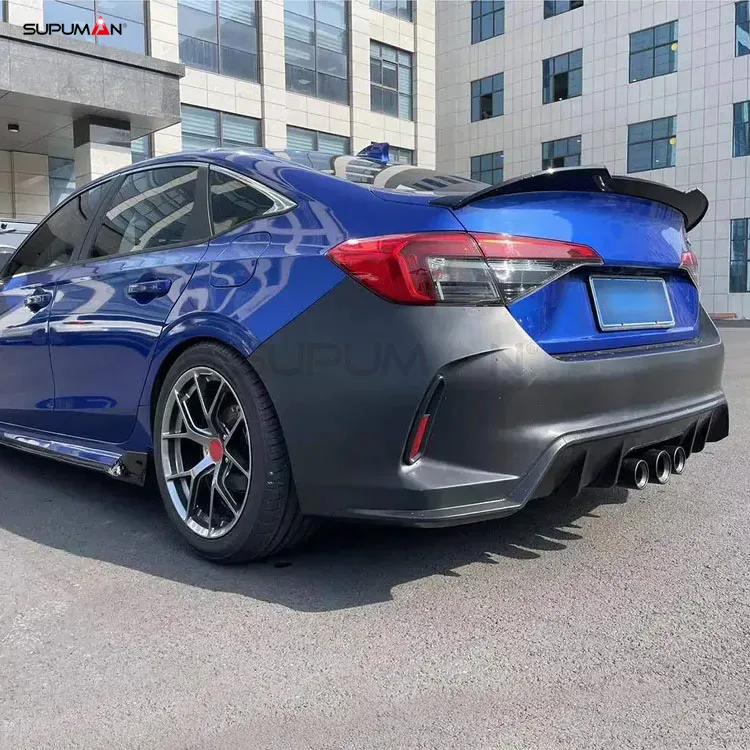 SUPUMAN Black Performance Bumper Kit for Honda Civic Type R