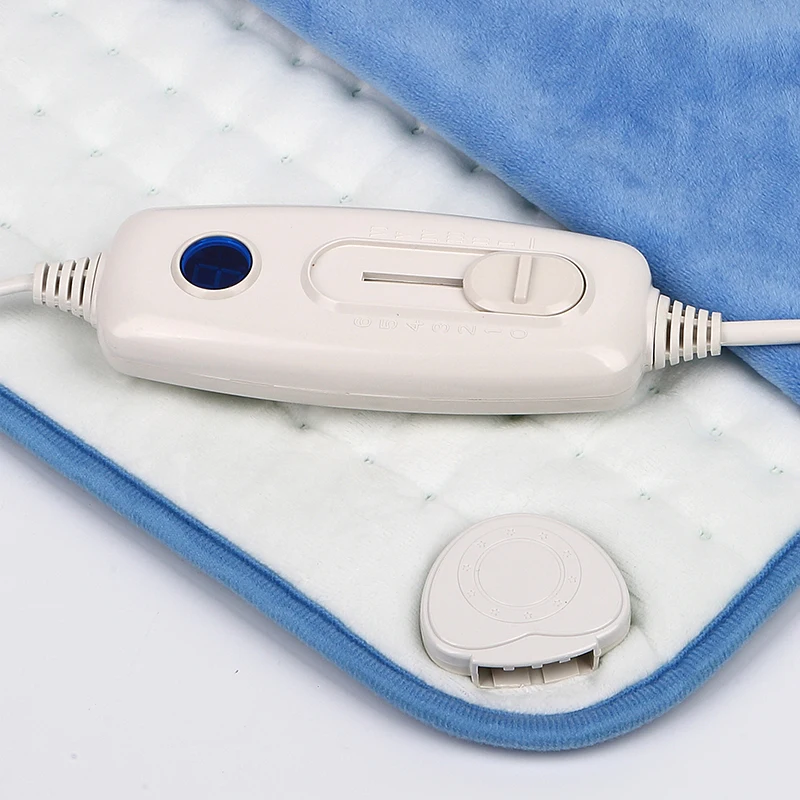 220v Ultra Soft Heat Therapy Wrap Electric Heating Pad With Overheat