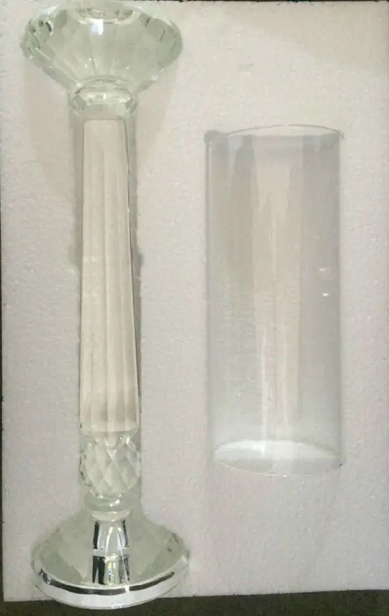 Wholesale Crystal Long Pillar Candle Holder Buy Cheap Candle Holders