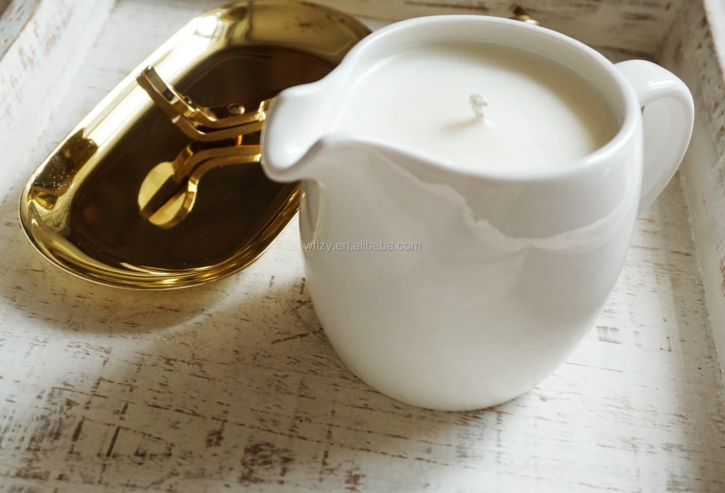 Luxury High Quality Candle Jars Massage Ceramic Candle Containers With
