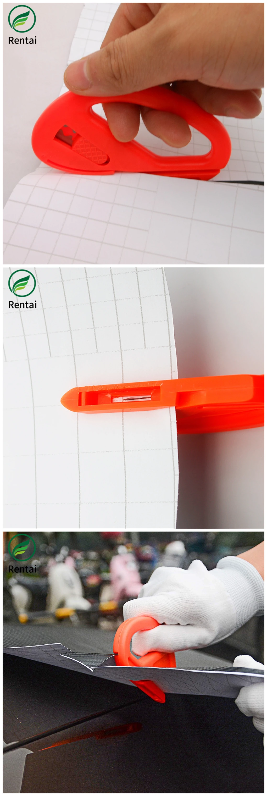 Vinyl Car Wrap Cutting Tool Carbon Fiber Safety Cutter Knife Snitty