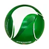 Dark green and white 6-panel un-regular mold ball customized soccer ball balloons