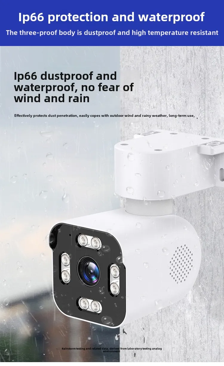 Cloudbirds V360pro 4K Zoom HD Smart Track Dual Way Communicating Alarming Camera PTZ Rotation App Control CMOS Camera