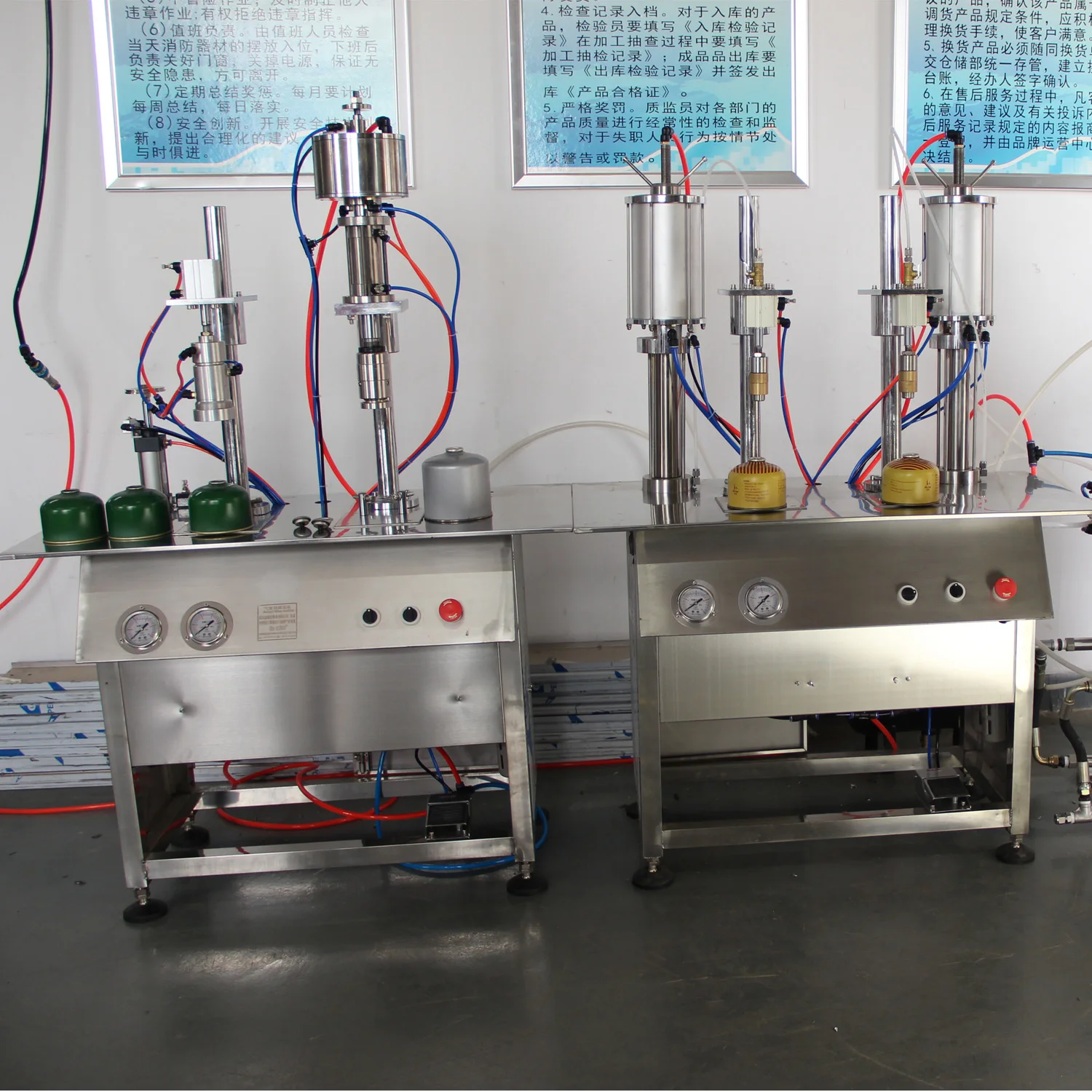 Semi Automatic Butane Gas /lpg Gas Filling Machines,Lighter Gas