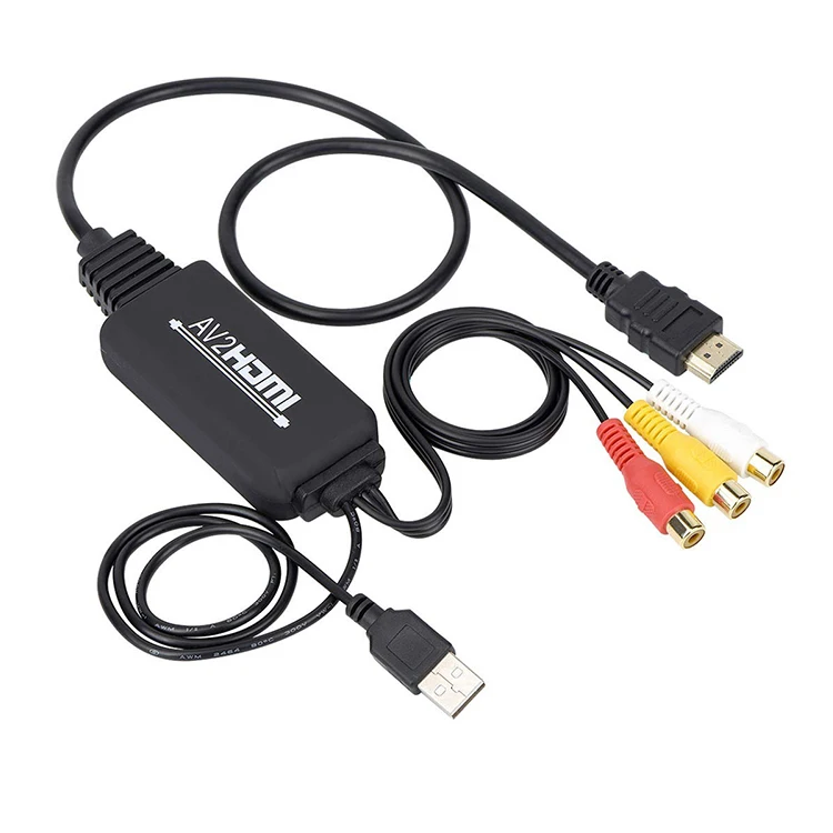 Probably Criminal Ancient times Rca To Hdmi Converter,Rca To Hdmi Cable,Av 3rca Cvbs Composite Audio Video  To 1080p Hdmi Adapter Supporting Pal Ntsc For Pc - Buy Rca To Hdmi Cable,Rca  To Hdmi Adapter,Rca To Hdmi