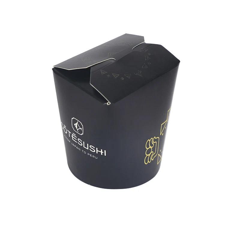 Factory low price custom printed logo disposable noodle paper box takeaway