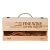High quality pine Wood red wine box Customizable size and logo