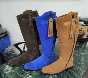 suede indian boots