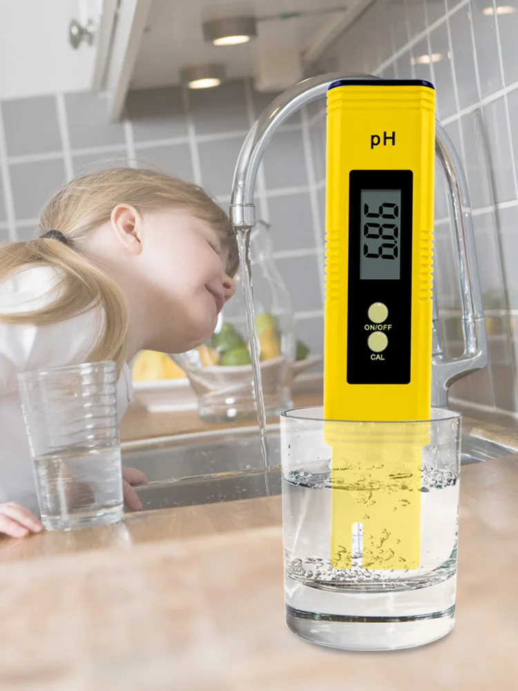 Portable Digital PH Meter Pen of Tester Aquarium Pool ,Water, Wine