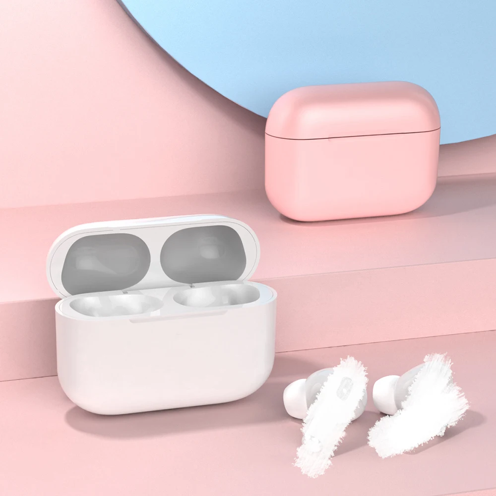 macaron air pro 3白色无线蓝牙tws立体声耳机耳塞适用于iphone华为