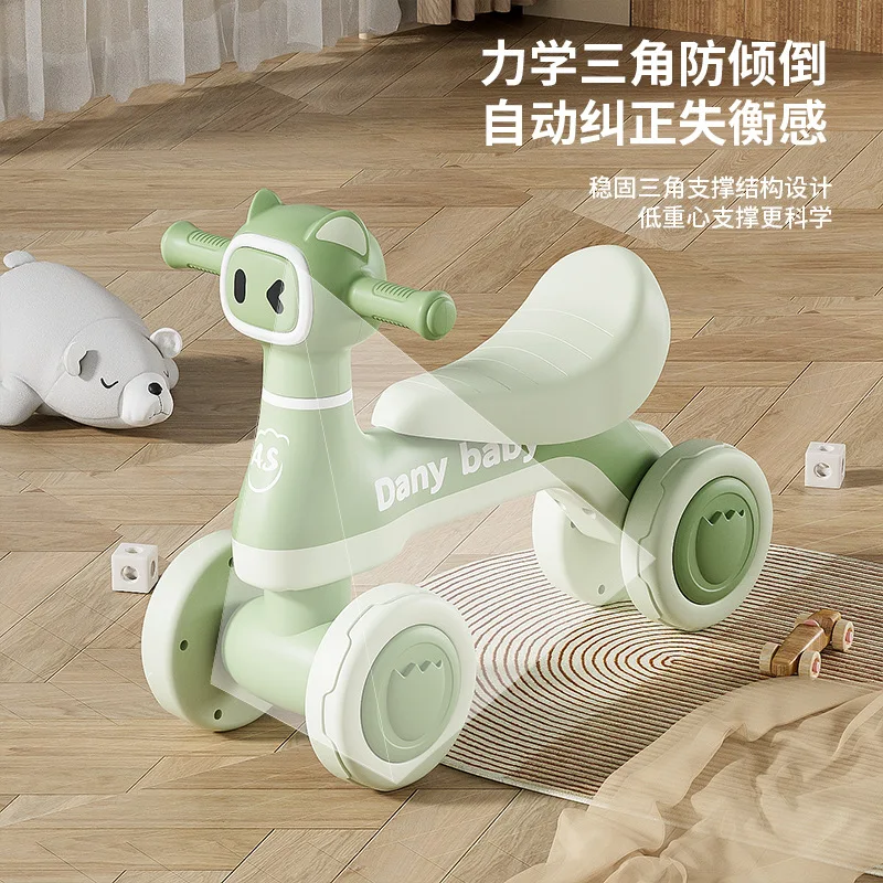 Baby Car Ride-On With 4 Wheels 1 To 3 Years