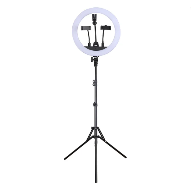 14 Inch Portable Photographic Lighting Selfie Led Phone Ring Light for Tiktok Live video Tripod Ringlight