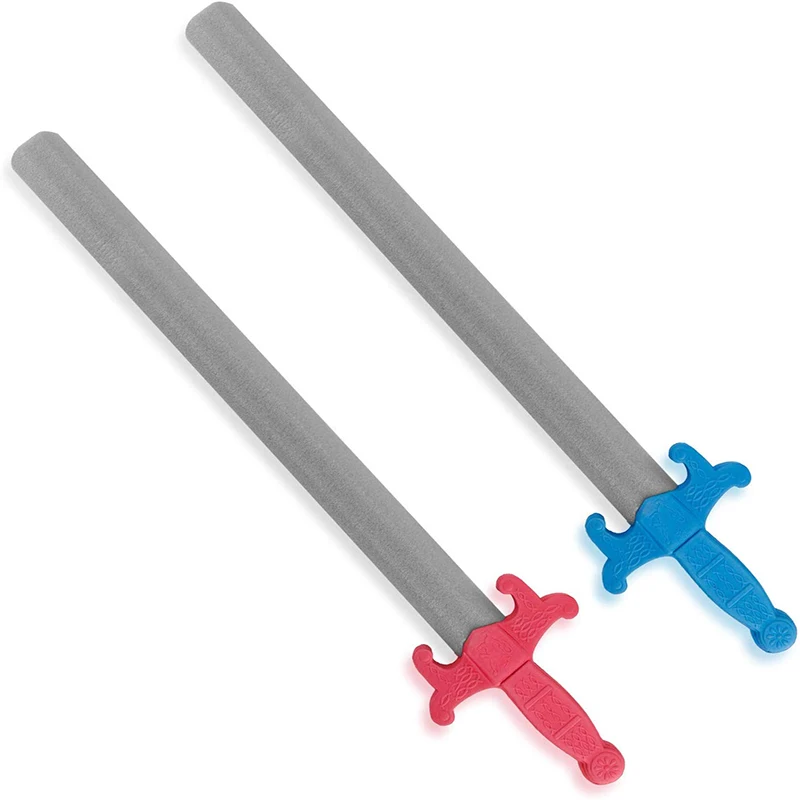 Set of 6 Click N' Play Giant Toy Foam Swords for Kids 27",Pretend Play 