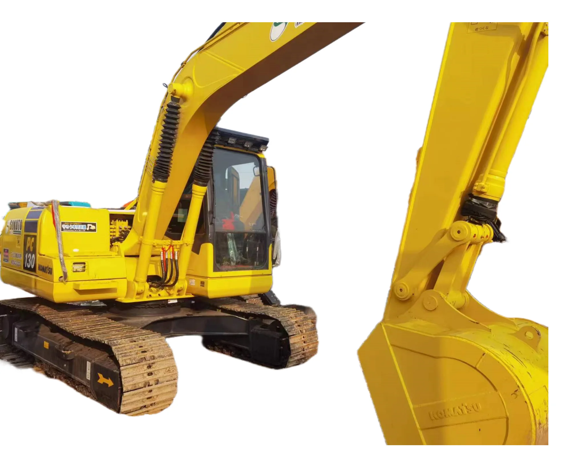 Used Excavator Komatsu Pc130 Low Working Hours Secondhand Machine