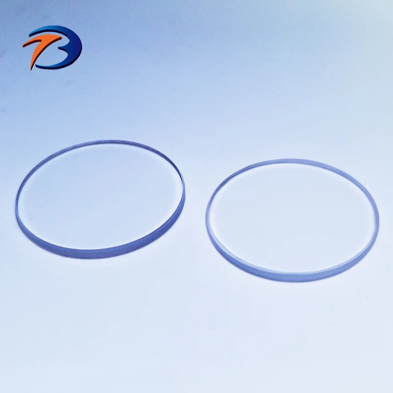 Optical glass wafer optical flat glass caf2 windows ir caf2 wafer crystal windows calcium fluoride caf2