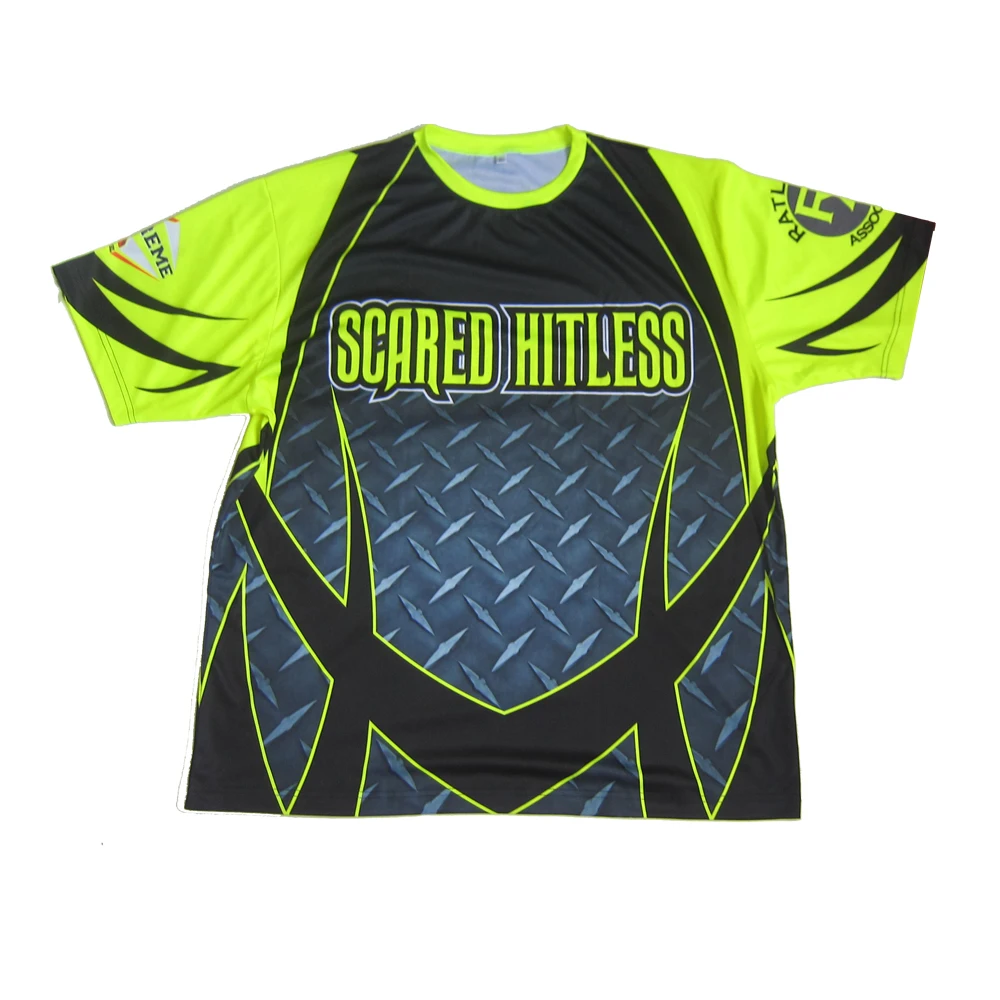 neon green baseball jersey