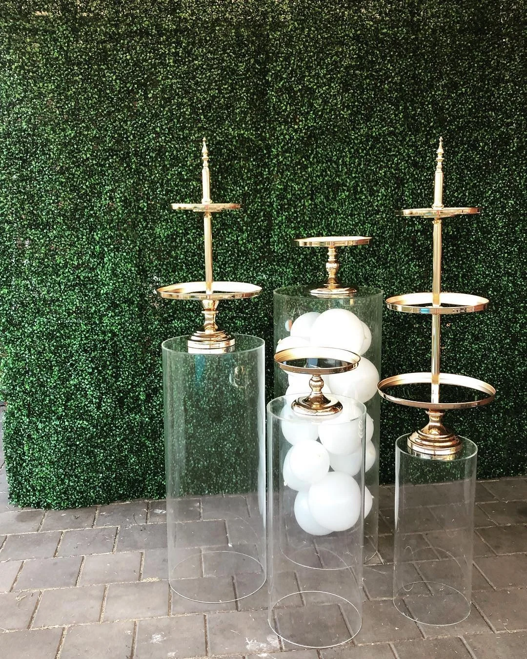 Low Cost Clear Portable Flower Wall Wedding Backdrop Stand For Wedding