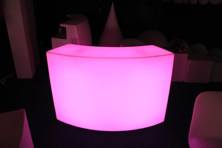 Hot new product custom night club led illuminated bar counter