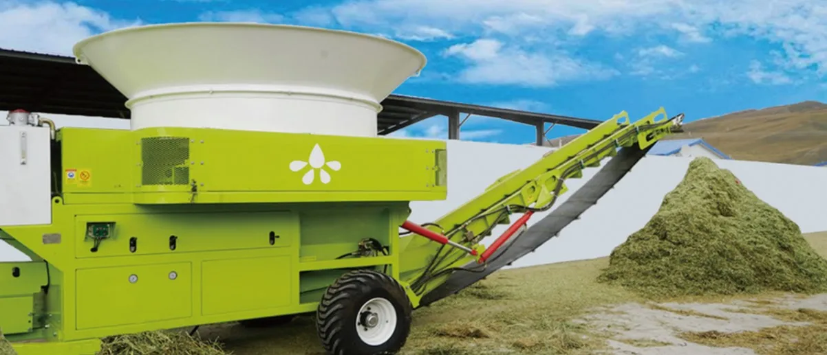 2020 Newly Large Scale Corn Straw Bale Tub Hammer Grinders For Corn