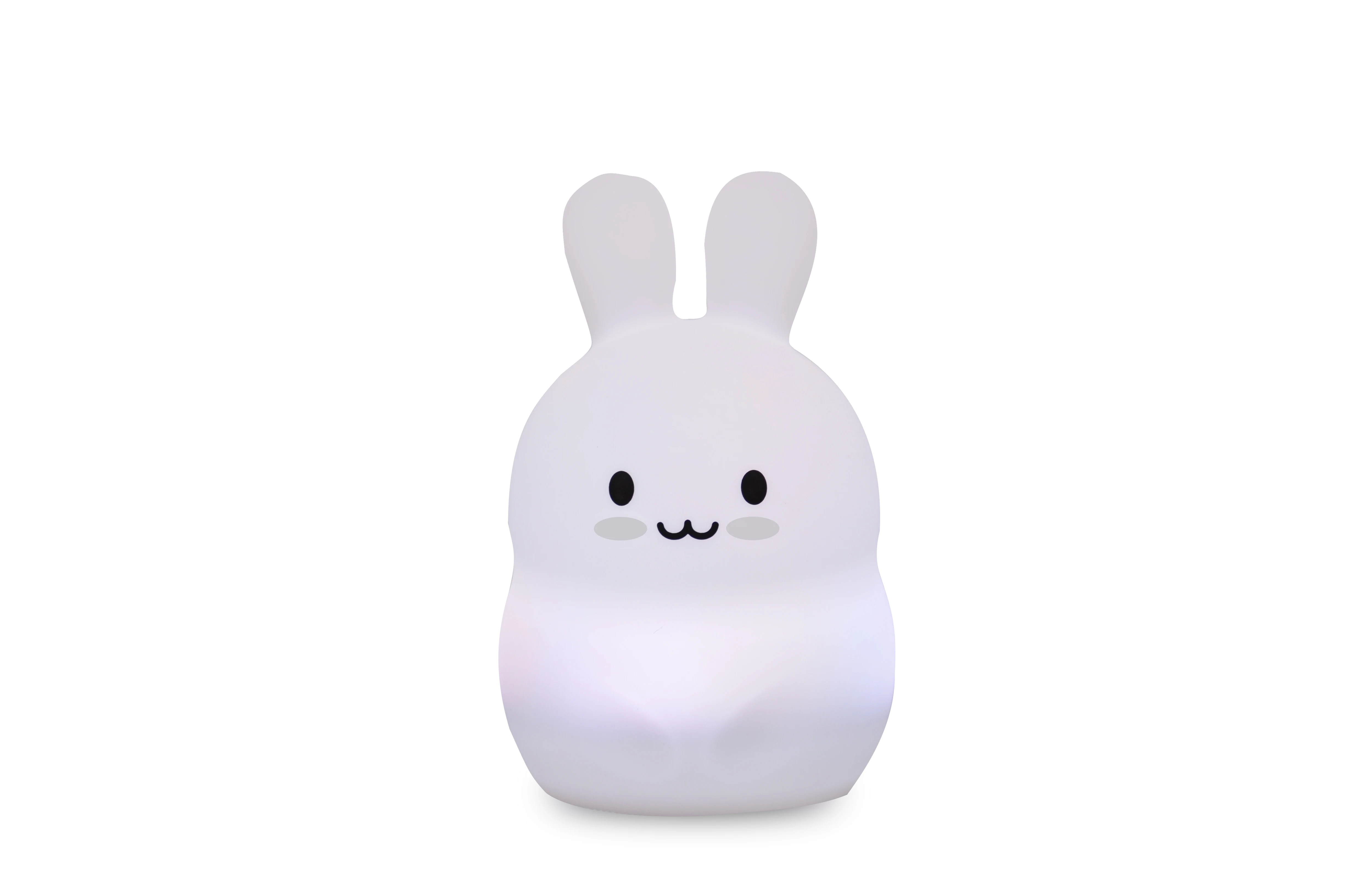 Cute Silicone Animal White Rabbit Led Lighting Touch Control ...