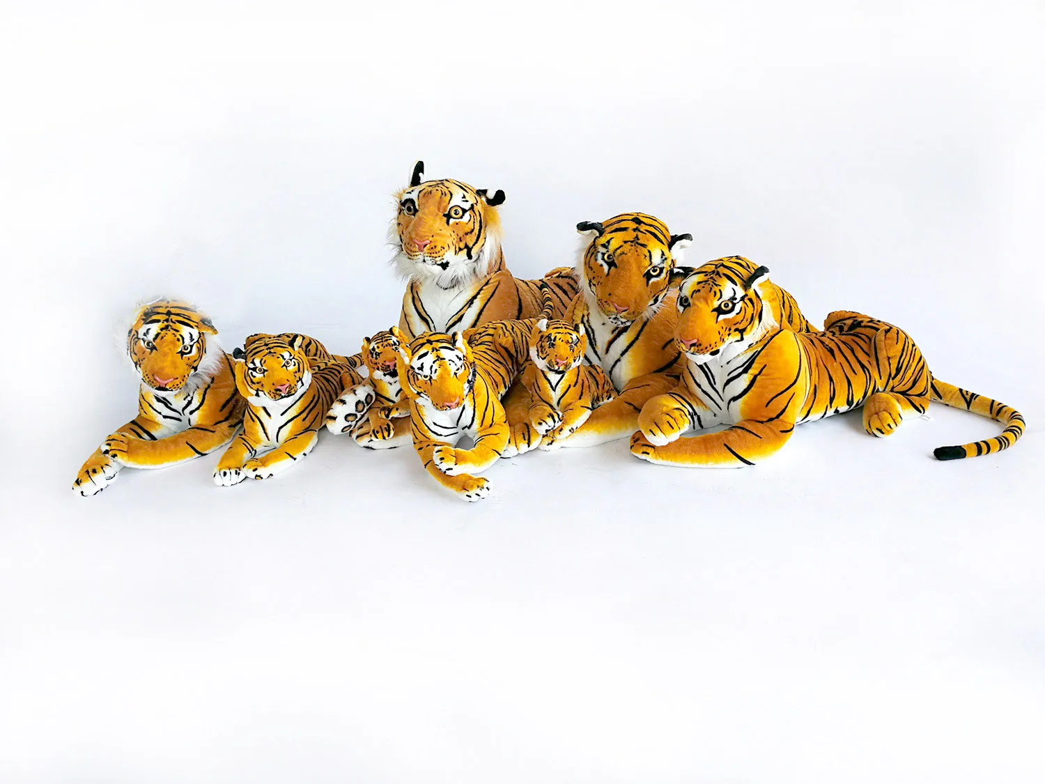 stuffed animal tiger large