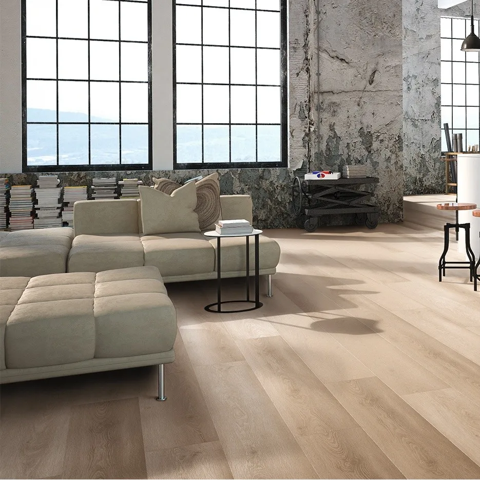 Eir Oak Texture Indoor Decoration 5mm 6mm Spc Click Lock Vinyl Plank