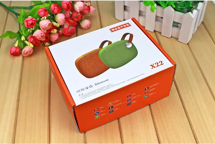 Free Shipping Outdoor Easy Carrying Square Wireless Mini Fabric Blue Tooth Home Spekers Bluetooth Marshall Party Speaker - ANKUX.COM