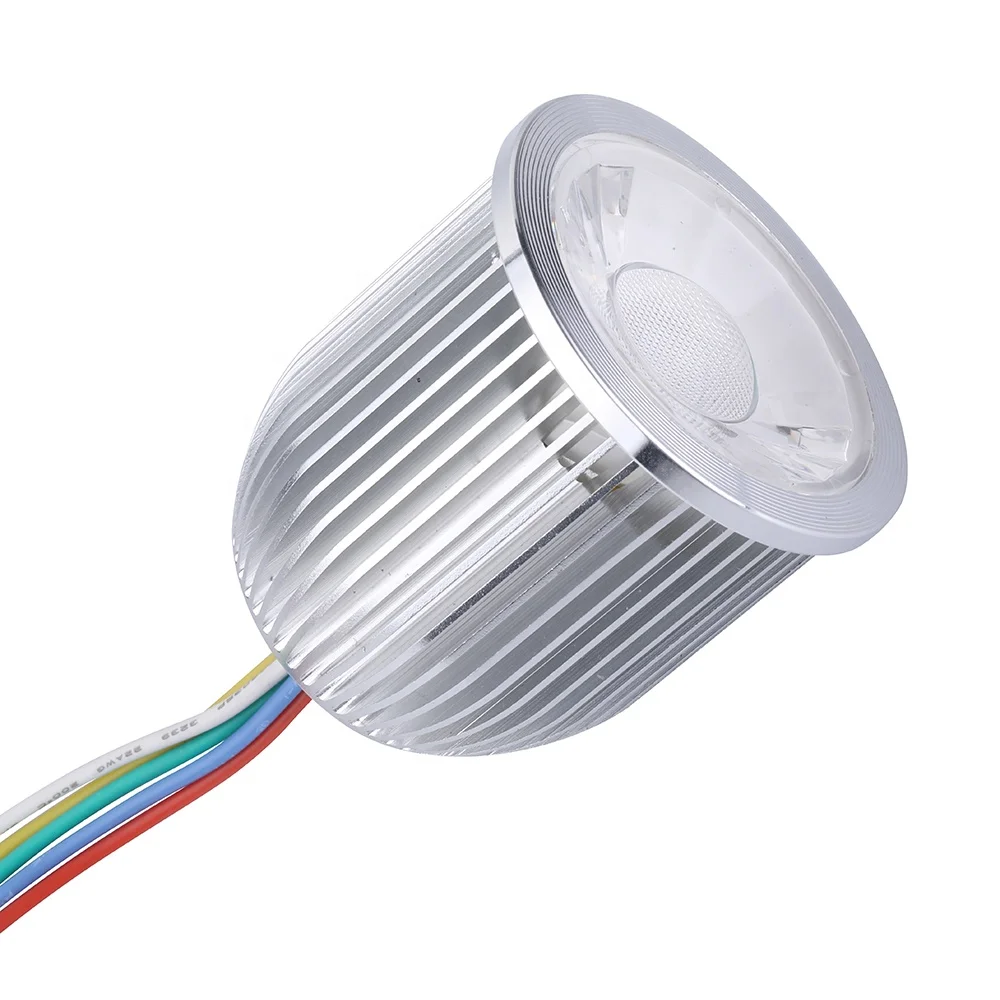 rgb led spotlight 3W 5W 7W Dimmable GU10 mr16 Module RGB RGBWW 2700K 24V PWM 0-10V dali dimmable recessed spotlight