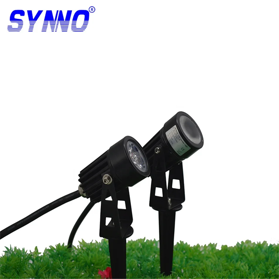 Landscape 30 degree beam angle spike 3w warmwhite led light projector garden