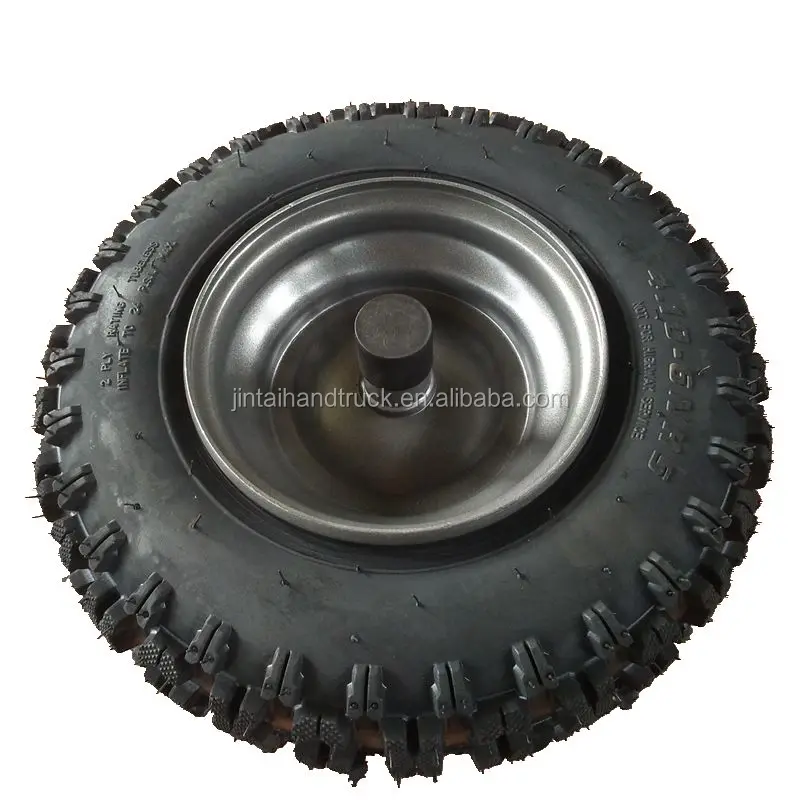 Snow Blower Tubeless Rubber Wheels 4.106 Pneumatic Atv Cart Wheels