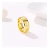 Cross-Border Sales Of Simple Silver Rings For Men Classic Couples On The Ring Tail Wide-Range Glossy Men And Women's Hand A Hair