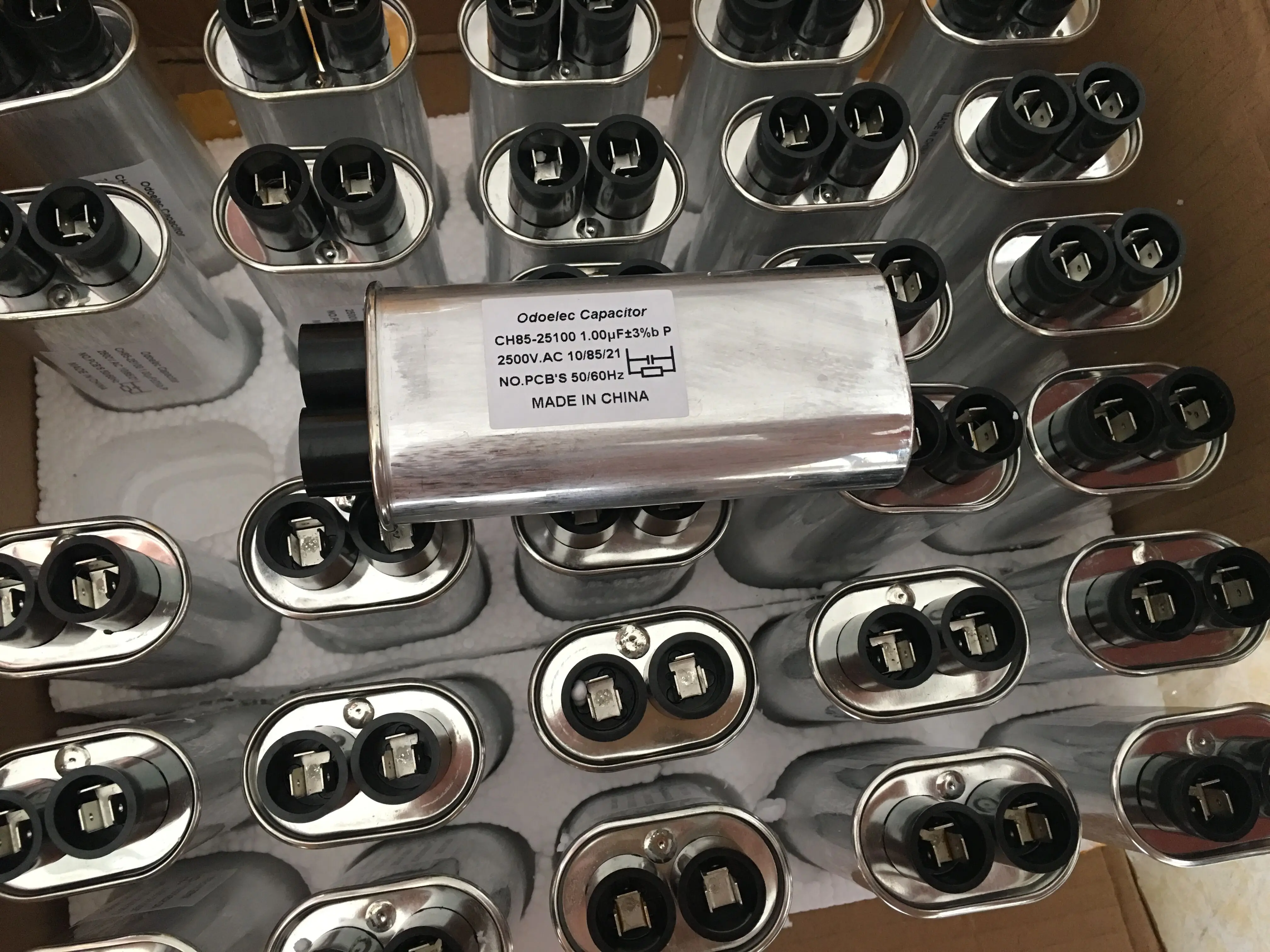 High Quality 2500v 1.05uf High Voltage Capacitor For Microwave Oven