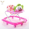 New design baby educational safety funny double used baby walker with music/simple Design 6 to 36 months Used round Baby walkers