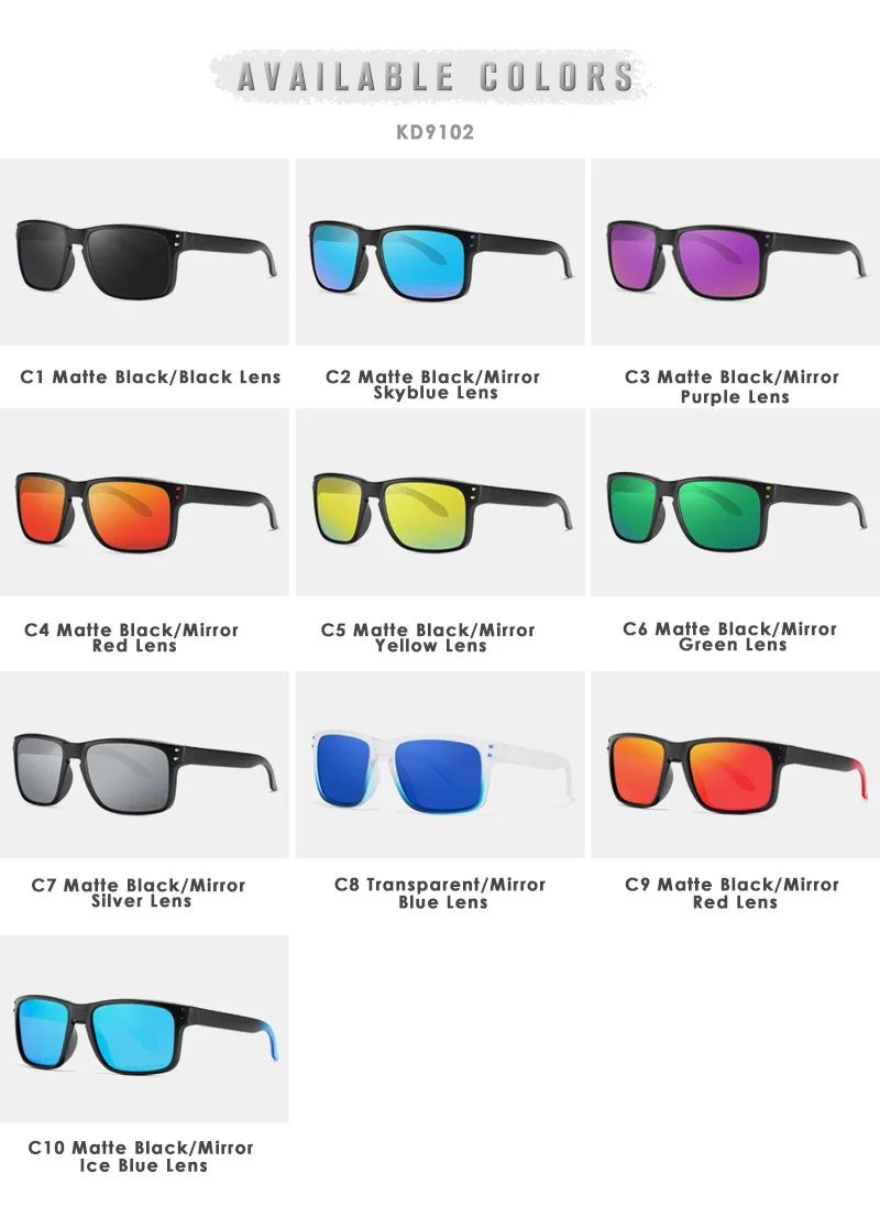 Kdeam Women Men Sunglasses Man Polarized Sunglasses Summer Beach Drive