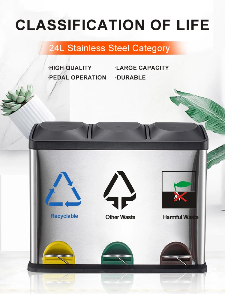 trash can manufacturer cheap price modern garbage bin waste