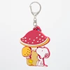 Fashion creative key chain custom logo mushroom shape keychain