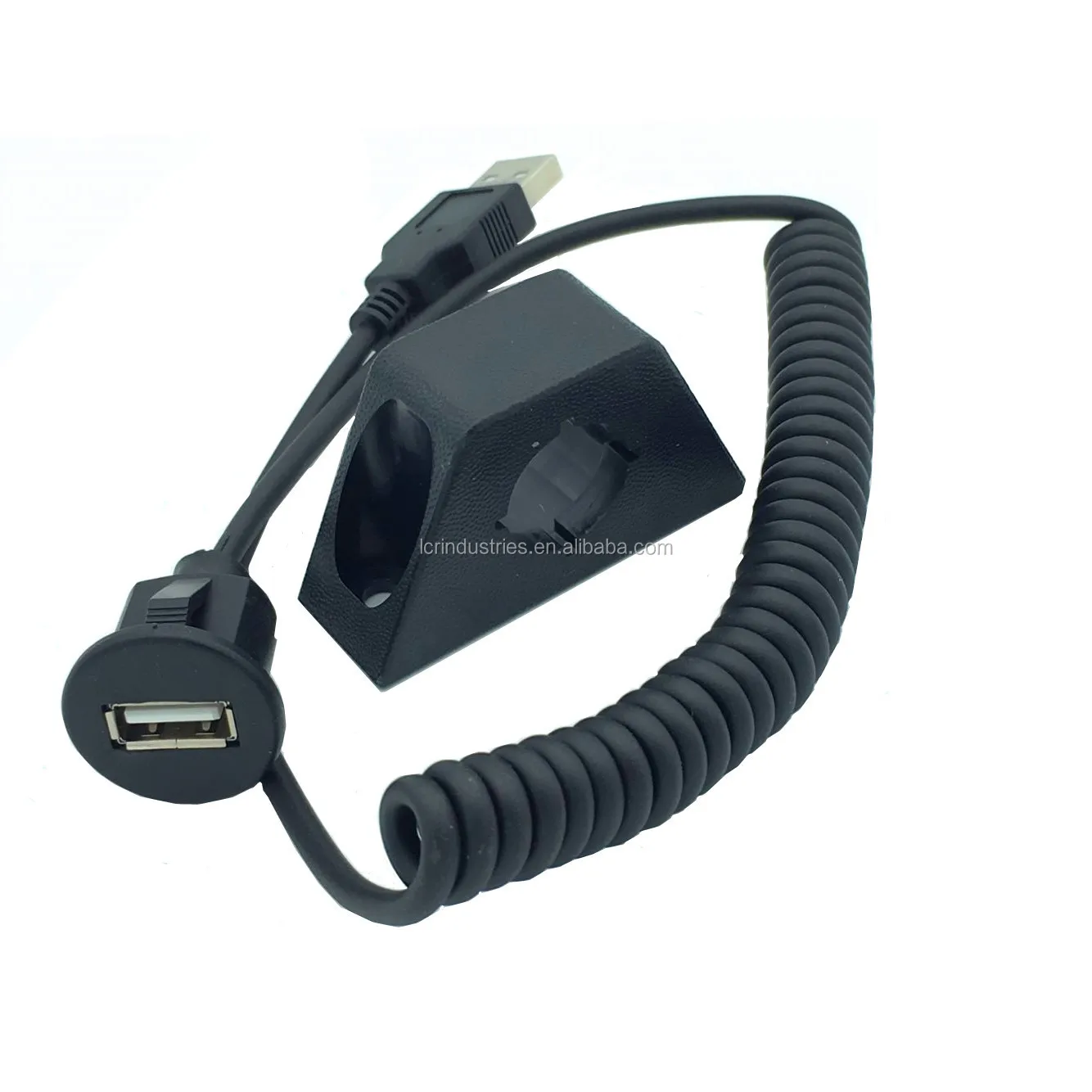 1.5M Extension Lead Coiled Usb